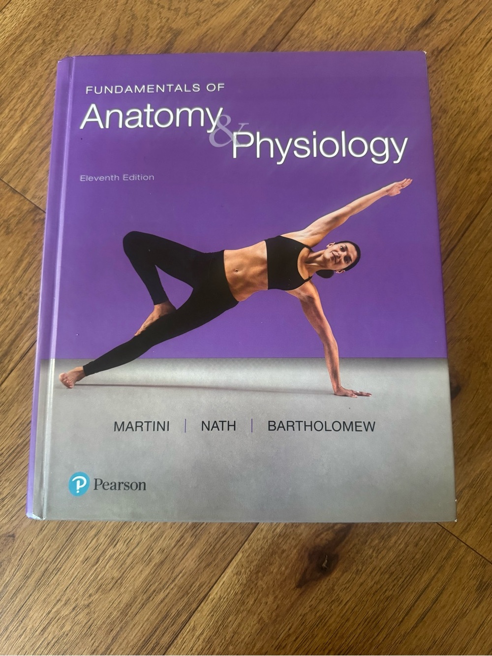 Pearson Anatomy & Physiology Textbook — Purple and Silver Cover